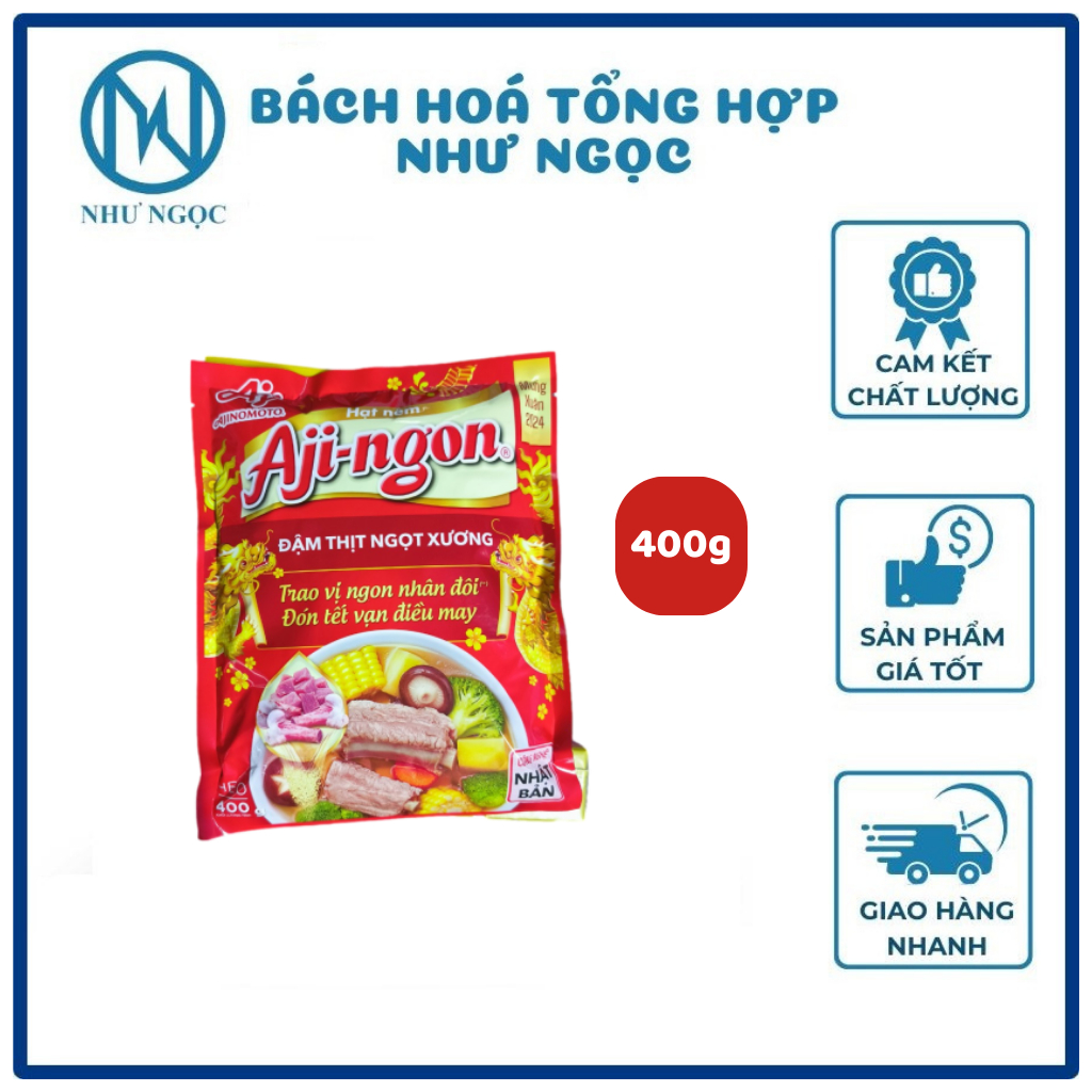 Hạt Nêm Aji-ngon Vị Thịt Heo/ Aji - Ngon Nấm Hương Hạt Sen - Bách hóa tổng hợp Như Ngọc
