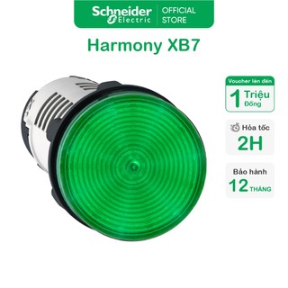 Đèn báo tròn nguyên khối phi 22mm 24v ac dc schneider chất liệu nhựa xb7ev03bp xb7ev04bp xb7ev05bp xb7ev06bp