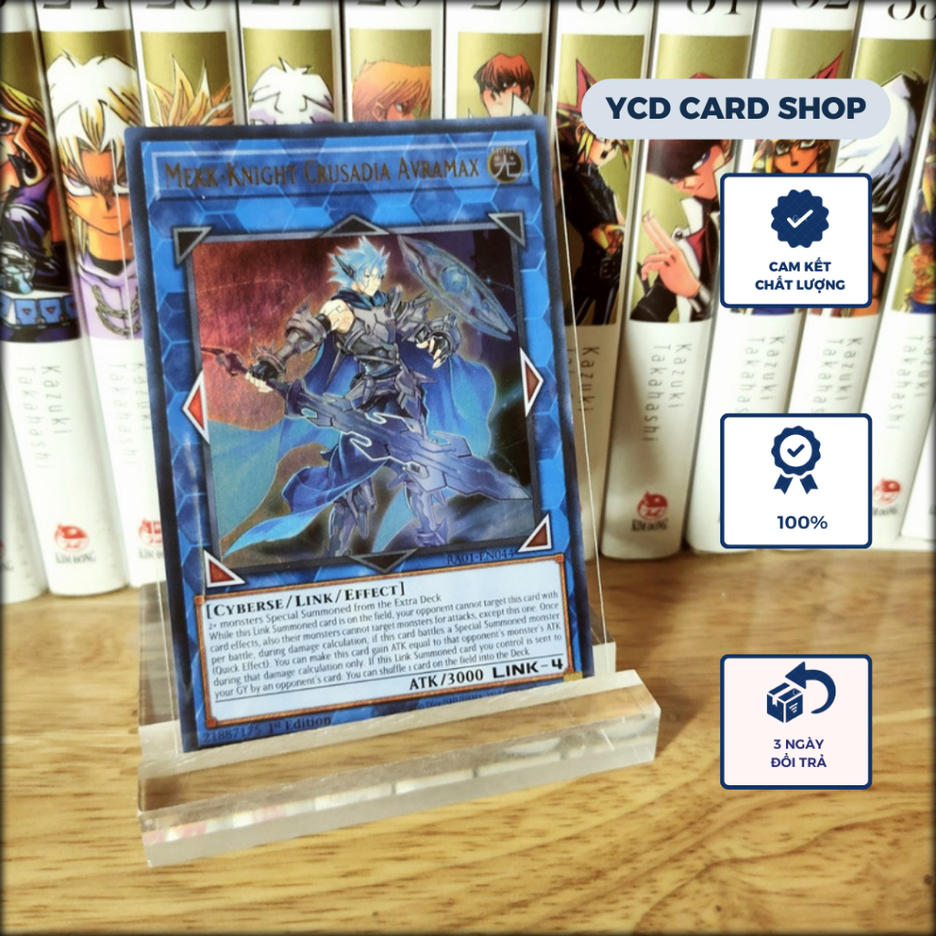 Thẻ bài Yugioh Chính Hãng Mekk-Knight Crusadia Avramax