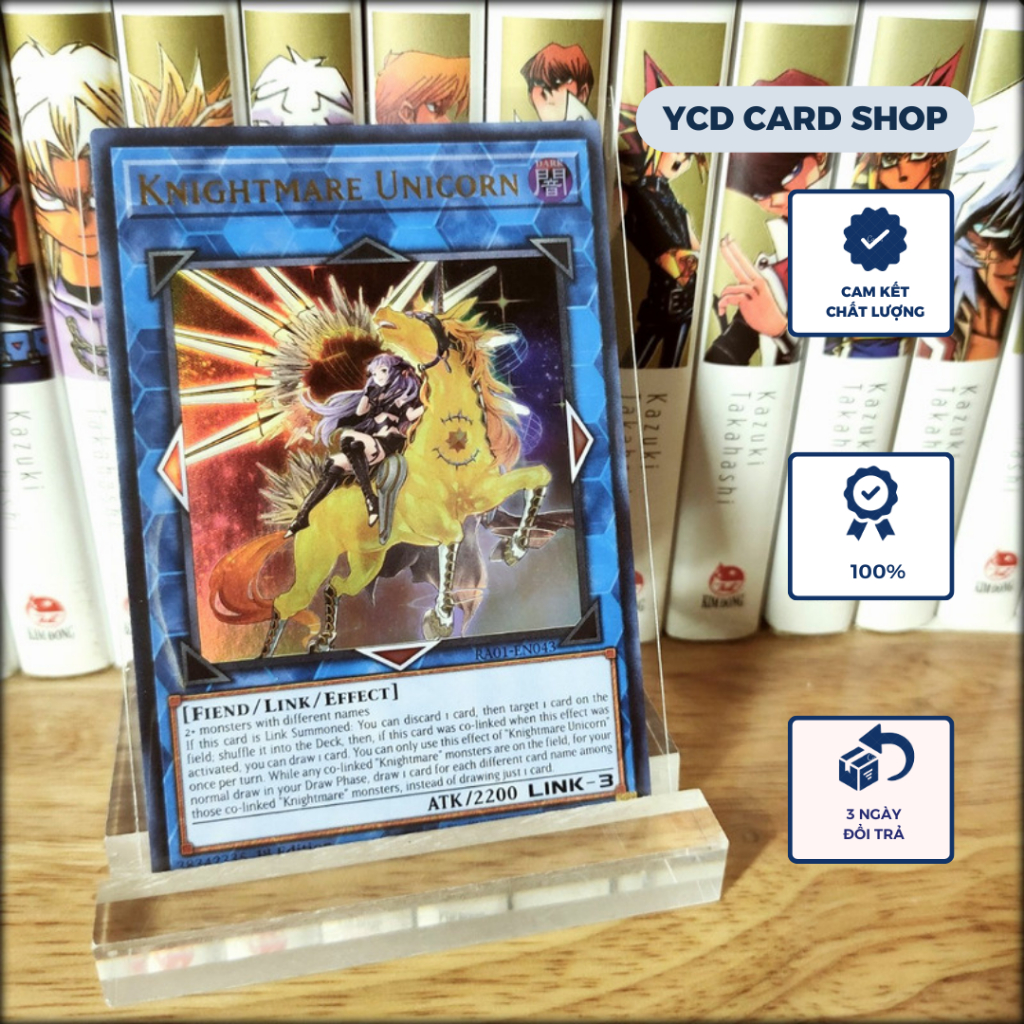 Thẻ bài Yugioh Chính Hãng Knightmare Unicorn