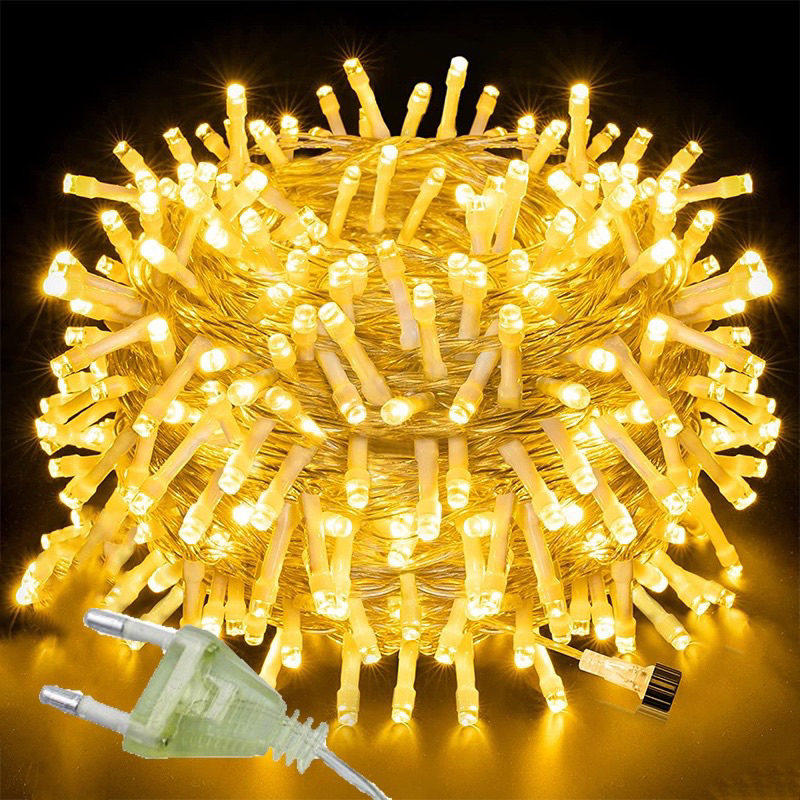 10 mét-Dây Đèn Led Nhấp Nháy Trang Trí Tự Động Đổi Màu Dài 10M Cao Cấp