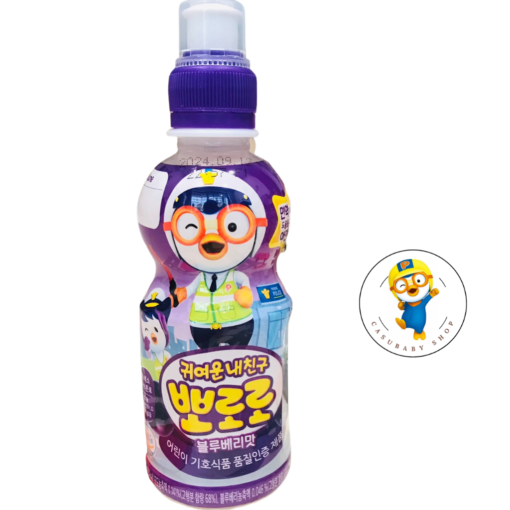 Chai nước uống trái cây PORORO vị VIỆT QUẤT 235ml