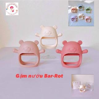 Gặm Nướu Cầm Tay Bar-Rot Eco Silicon Chính Hãng An Toàn Cho Bé (có kèm hộp đựng)