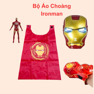 Đồ chơi áo choàng siêu anh hùng người sắt ironman đa dạng phụ kiện cho bé nhập vai chiến đấu