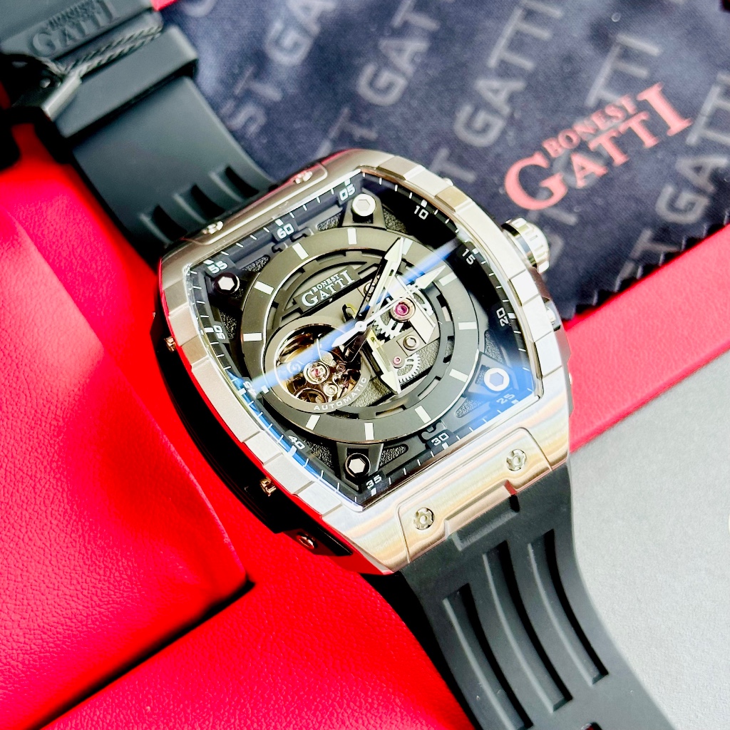 Đồng hồ Nam Bonest Gatti Automatic King Sport BG5602-A1 - 45mm, Authentic, Fullbox, Luxury diamond watch