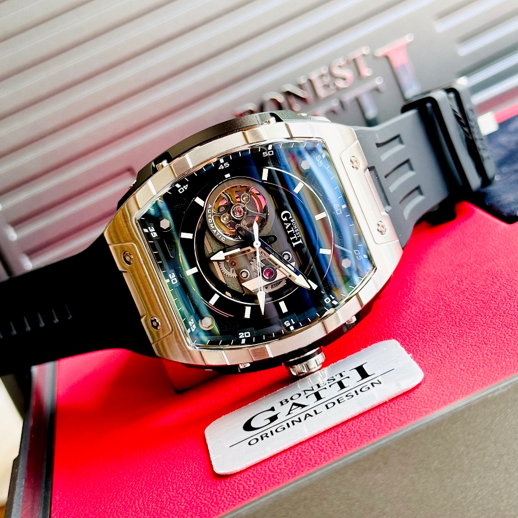Đồng hồ Nam Bonest Gatti Automatic King Sport BG5602-A1 - 45mm, Authentic, Fullbox, Luxury diamond watch