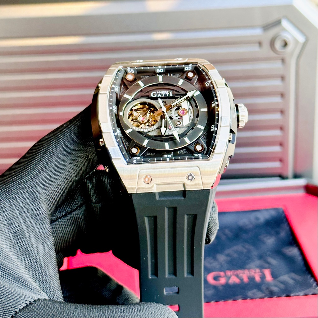 Đồng hồ Nam Bonest Gatti Automatic King Sport BG5602-A1 - 45mm, Authentic, Fullbox, Luxury diamond watch