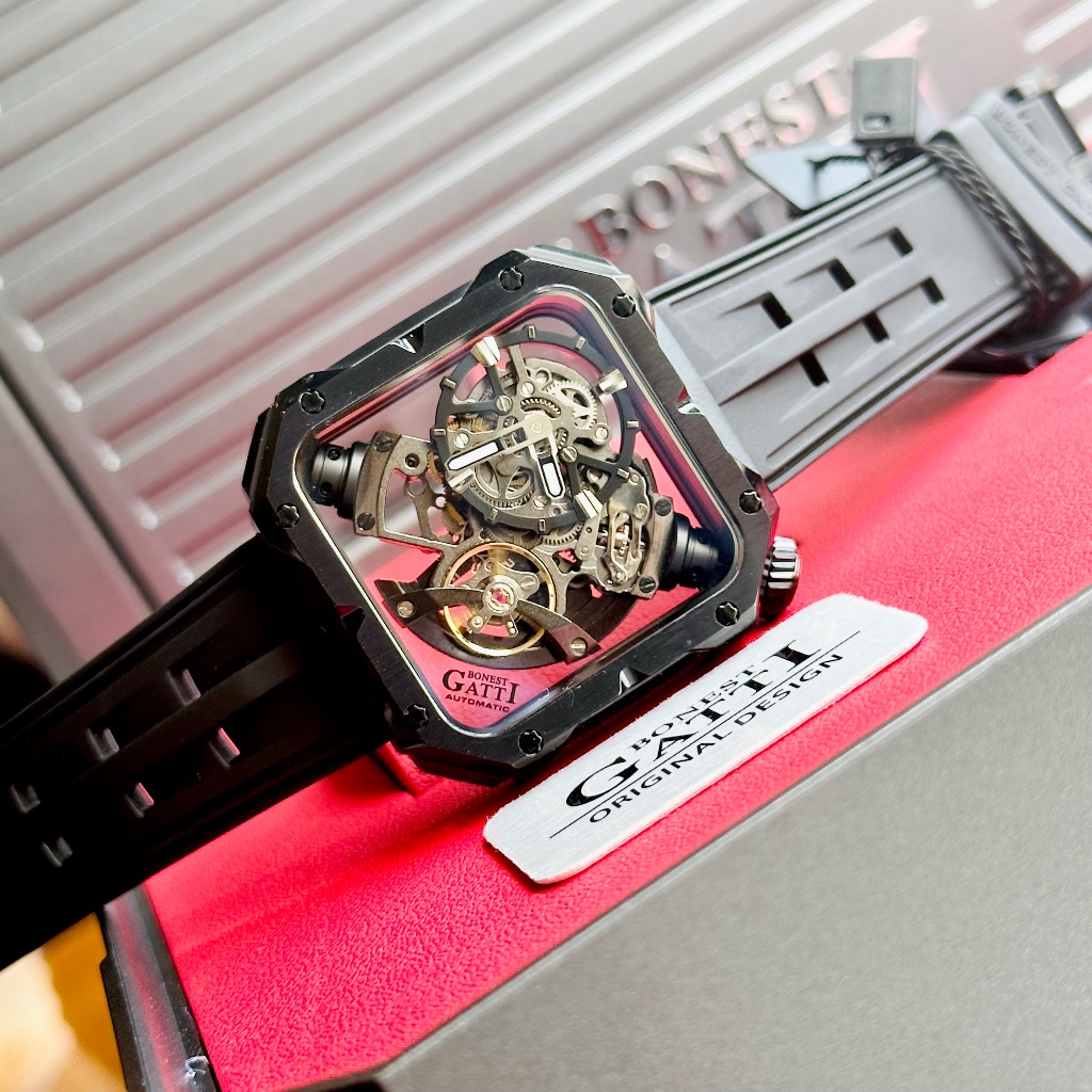 Đồng hồ Nam Bonest Gatti Mechanical Movement BG5804-A2, Authentic, Fullbox, Luxury diamond watch