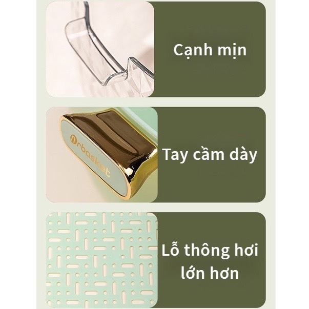 Set Rổ kèm chậu rửa rau đa năng Đức Minh Ms-1992 cao cấp