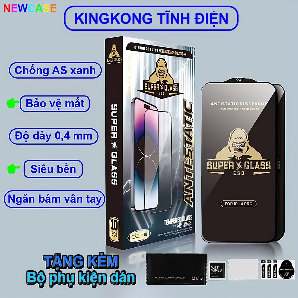 Cường lực Samsung J7 Pro / J7 Plus / J7 Prime trắng đen kingkong chính hãng