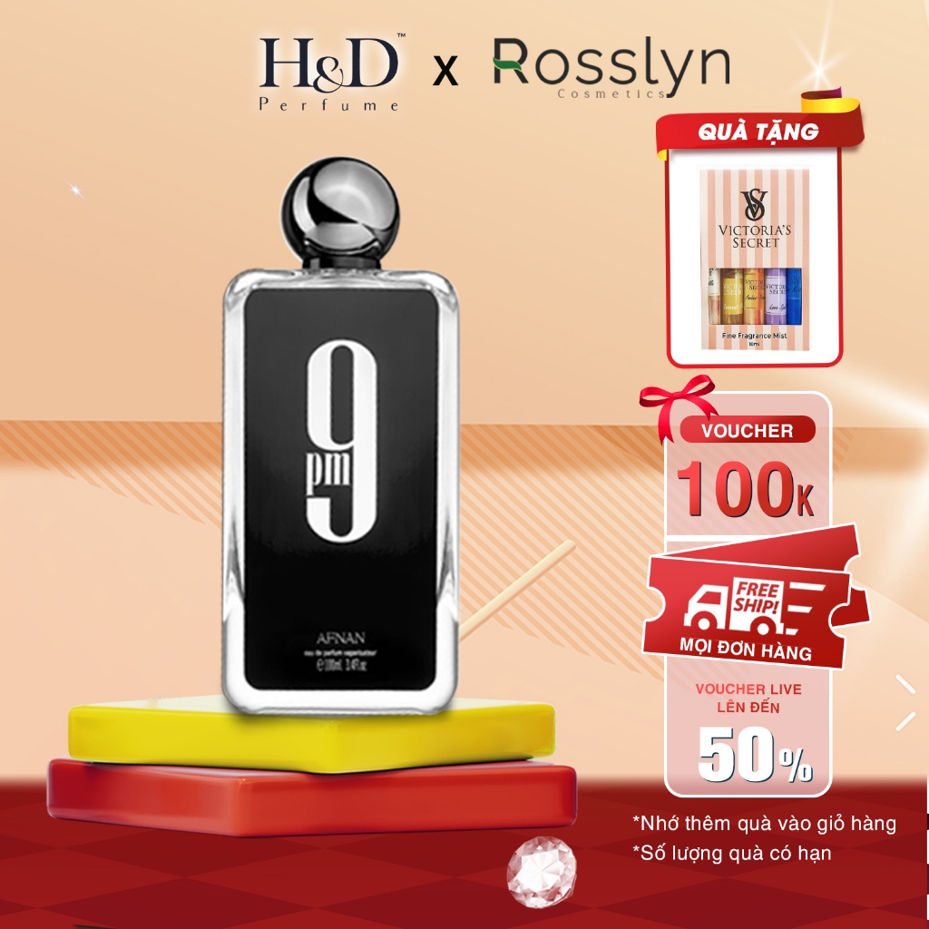 Nước Hoa Nam Afnan 9pm EDP Chai Full 100ml nam tính hấp dẫn tinh tế