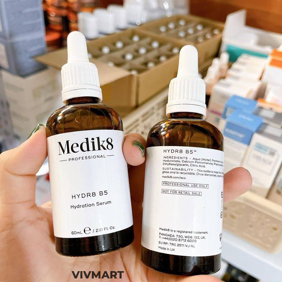Serum phục hồi cấp ẩm Medik8 Hydr8 B5 Hydration 30ml/60ml