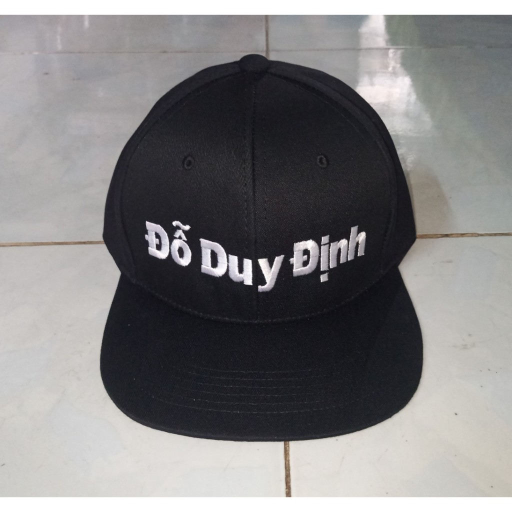 Nón Thêu Chữ Thêu Tên Thêu Logo Theo Yêu Cầu, Nón Snapback Nam Nữ Đẹp Cá Tính