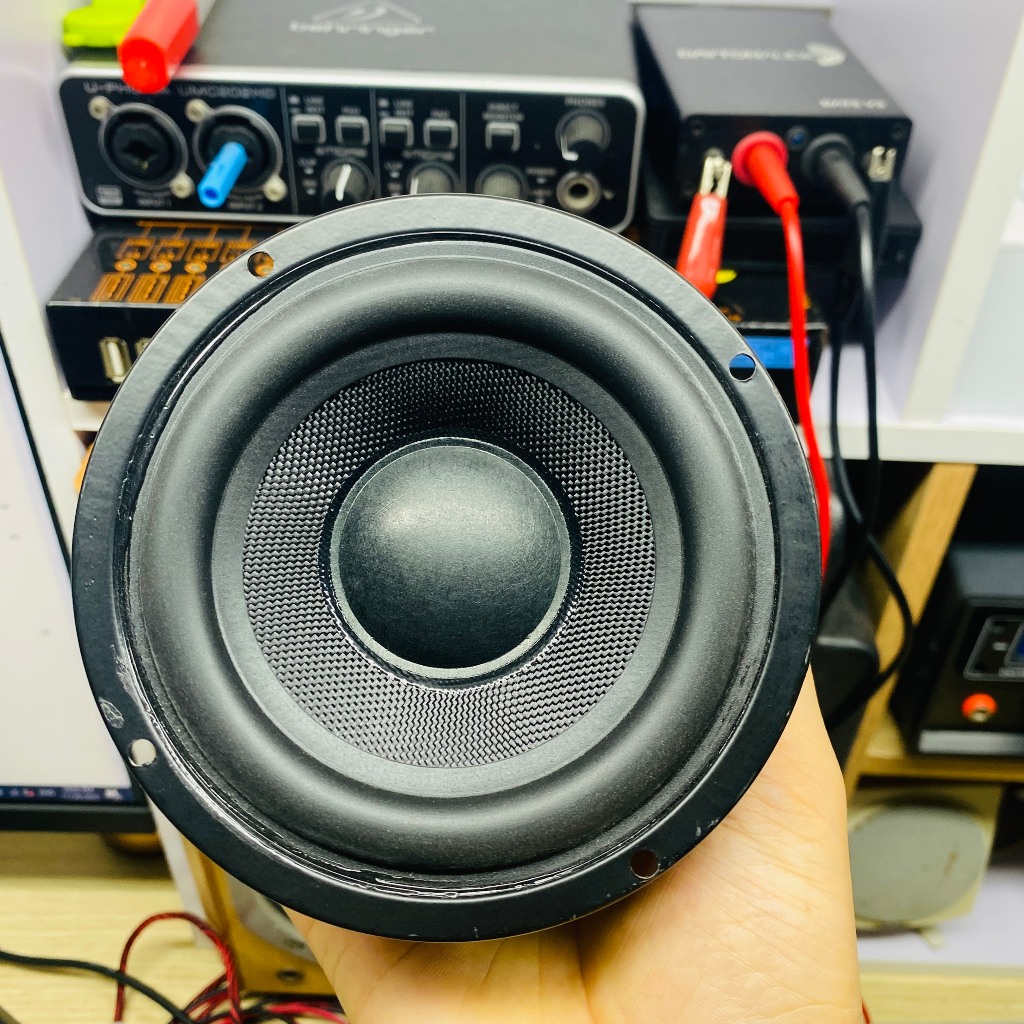 Loa mid bass 4 inch màng carbon 4R 30W