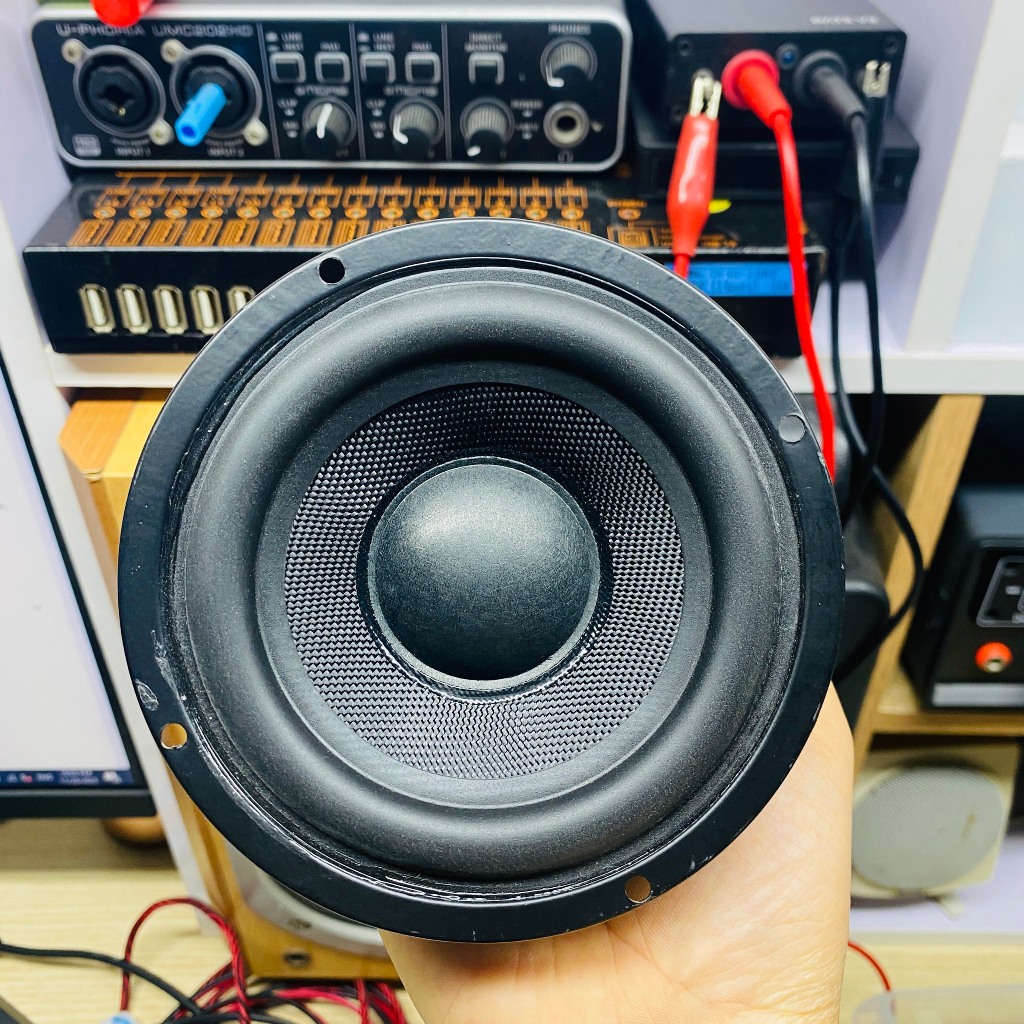 Loa mid bass 4 inch màng carbon 4R 30W
