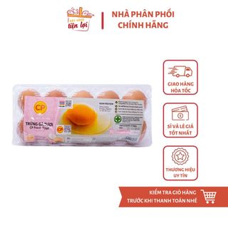 CP Trứng gà đỏ (size XL) - Hộp 10 quả (Date mới)