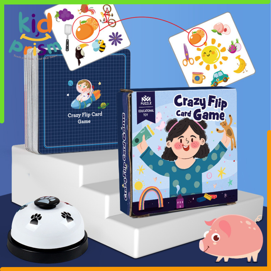 Bộ đồ chơi Broad Game Spot It, nhanh tay tinh mắt luyện phản xạ - Đồ chơi cho bé từ 12 tháng tuổi - 