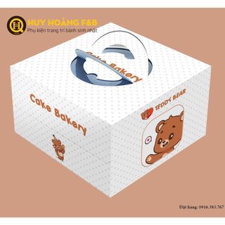 Bộ 10 Hộp vuông 30*30*18 cm kèm đế - Phụ kiện trang trí bánh kem bánh sinh nhật HUY HOÀNG
