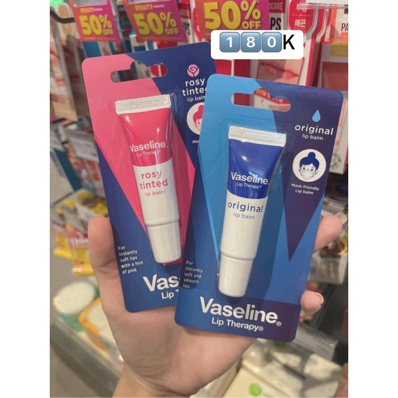 1 tuýp dưỡng môi Vaseline Lip Therapy Thái Lan