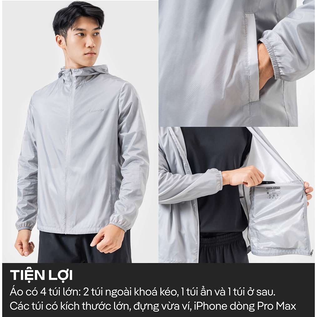 Áo khoác chạy bộ có mũ Fast and Free siêu nhẹ - Thương hiệu Coomate | BigBuy360 - bigbuy360.vn