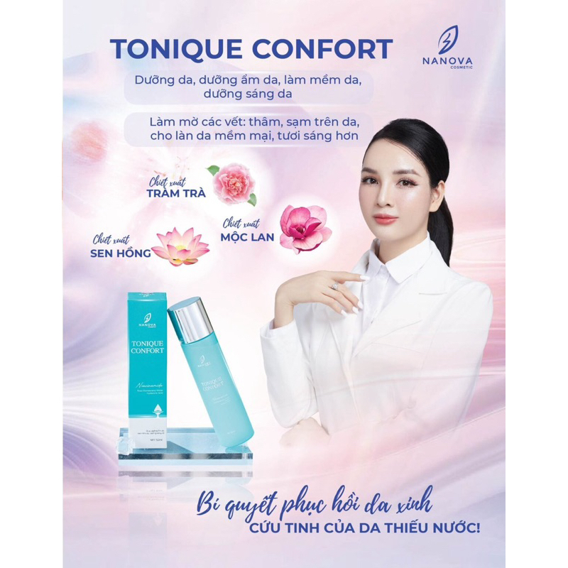 NƯỚC HOA HỒNG TONIQUE CONFORT NANOVA CHÍNH HÃNG