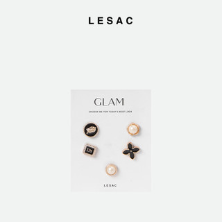 Set pin cài túi LESAC GLAM