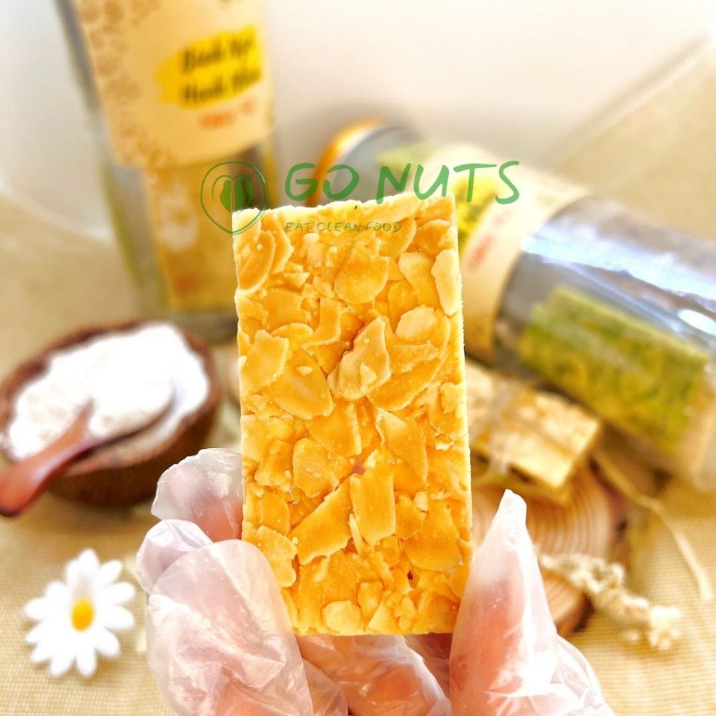 Túi 250g Bánh ngói hạnh nhân GO NUTS Không đường Bánh ăn kiêng hỗ trợ giảm cân Bánh hạt dinh dưỡng ngũ cốc bánh healthy
