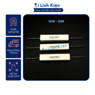 Điện trở sứ 10w 56r 5% chất lượng tốt