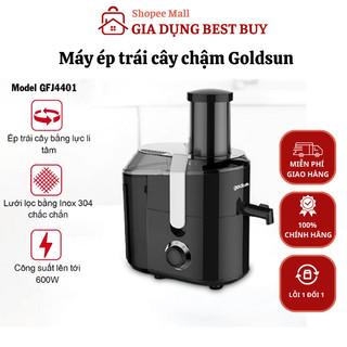Máy ép trái cây Goldsun, máy ép chậm trái cây, hoa quả, nước ép, bảo hành chính hãng 12 tháng