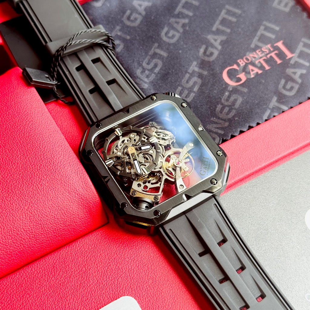 Đồng hồ Nam Bonest Gatti Mechanical Movement BG5804-A2, Authentic, Fullbox, Luxury diamond watch