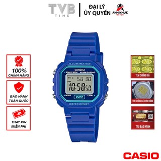 Đồng hồ nữ dây nhựa casio chính hãng la-20wh-2adf