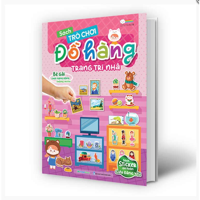 Sách Trò chơi Đồ hàng Trang Trí Nhà (Hơn 200 Stickers)