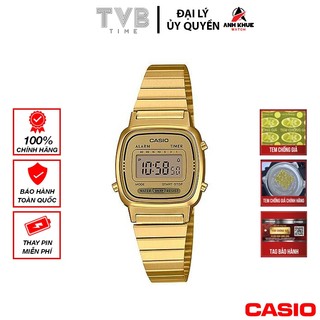 Đồng hồ nữ dây kim loại Casio chính hãng LA670WGA-9DF (24mm)