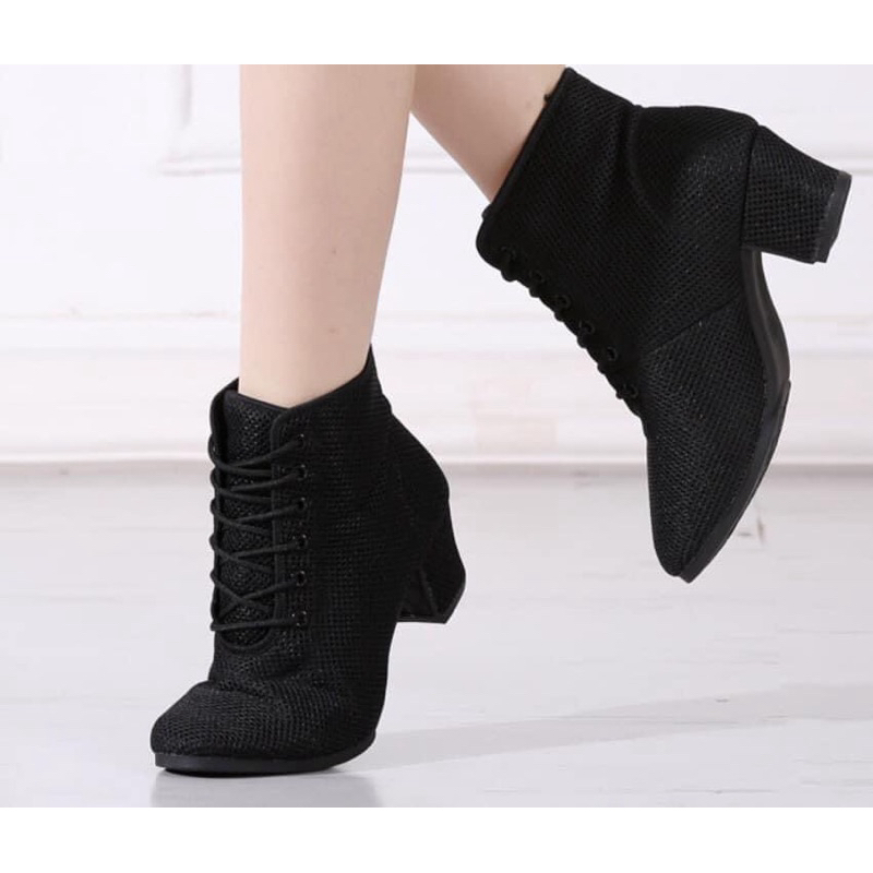 boot khiêu vũ lưới thoáng khí
