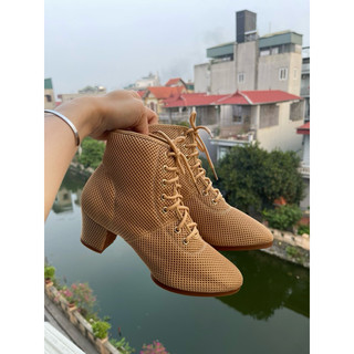 boot khiêu vũ lưới thoáng khí