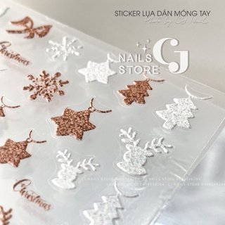 Sticker Noel - Sticker lụa cao cấp Tomoni dán móng tay (2381)