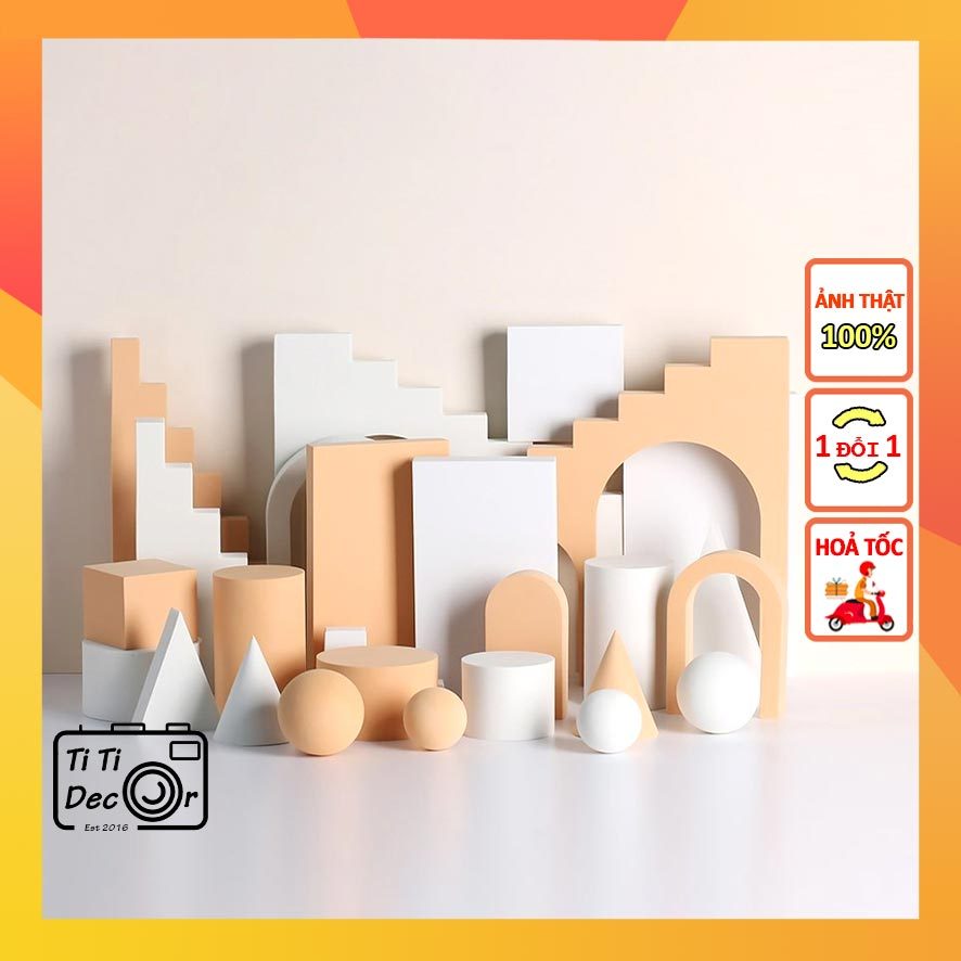 Khối hình học chụp ảnh sản phẩm - TiTi Decor