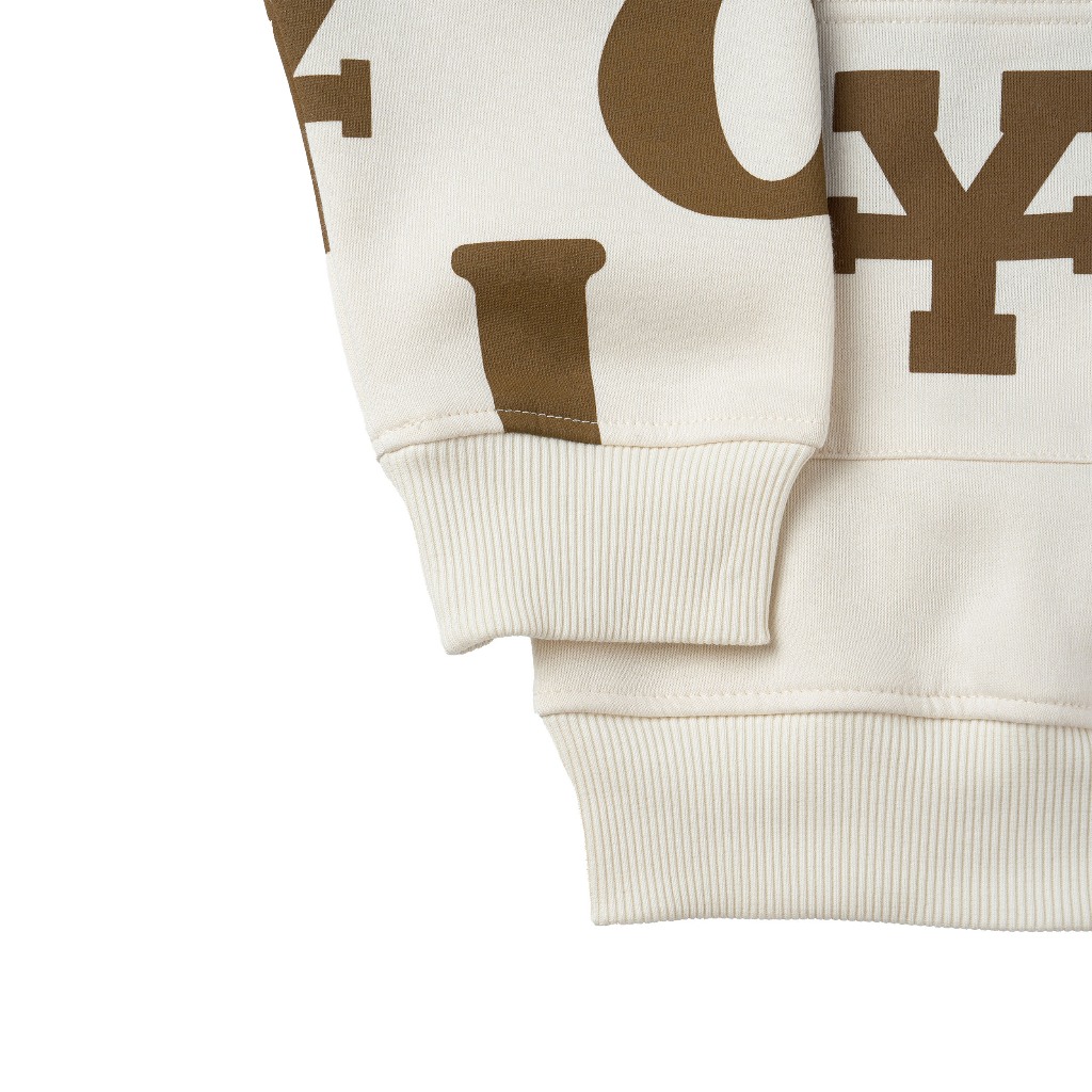 Áo khoác DirtyCoins Print Cardigan - Ivory/Brown