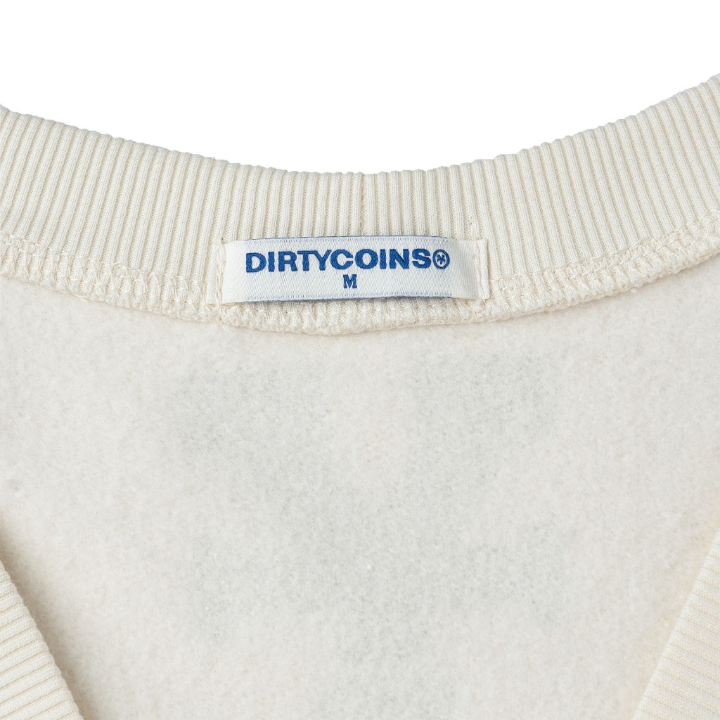 Áo khoác DirtyCoins Print Cardigan - Ivory/Brown