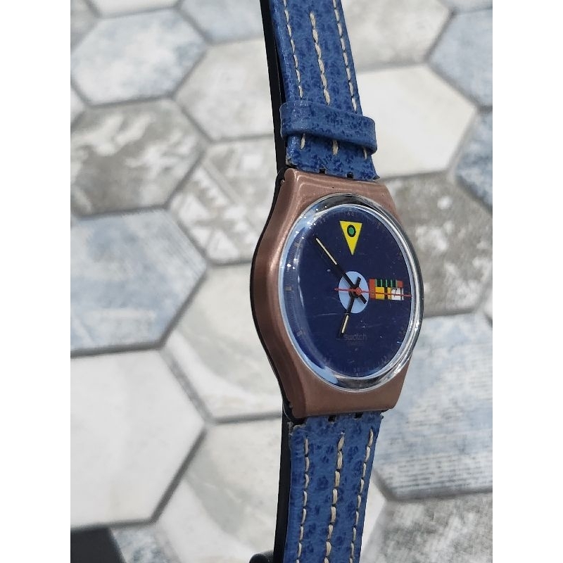 ĐỒNG HỒ SI CHÍNH HÃNG DÂY DA DÀNH CHO NAM TAY NHỎ HOẶC NỮ - THƯƠNG HIỆU SWATCH SWISS