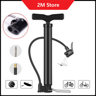 Bơm xe đạp áp suất cao kèm 3 đầu bơm
