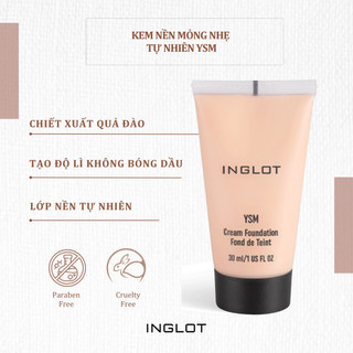Kem nền mịn nhẹ tự nhiên YSM Cream Foundation (30ml) INGLOT