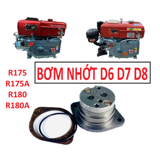 Bơm nhớt máy nổ máy dầu diesel minh d6 d7 d8 r175 r175a r180 r180a