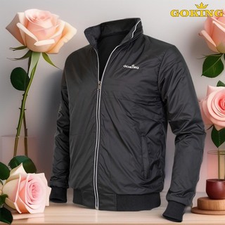 Áo khoác gió cách nhiệt GOKING, mũ dấu hiện đại, 3 túi to, form unisex cho nam nữ. Áo khoác dù hàng hiệu Việt Nam
