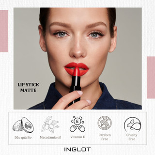 Son thỏi dạng lì Lipstick Matte Inglot (4.5g)