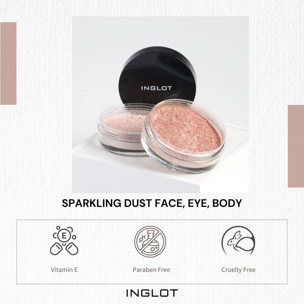 Nhũ bắt sáng dạng bột Sparkling Dust Face, Eyes, Body Inglot (2.5g)