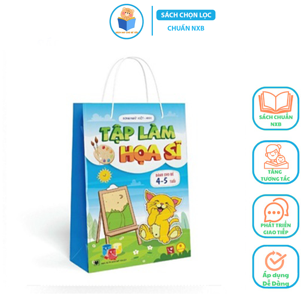 Sách - Bé Tô Màu Tập Làm Họa Sĩ Nhí