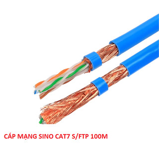 Cáp mạng sino cat7, cat8 s/ftp cuộn 100m