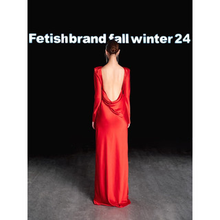 FETISH - Đầm Lụa Đổ Lưng Emma Dress Dáng Dài