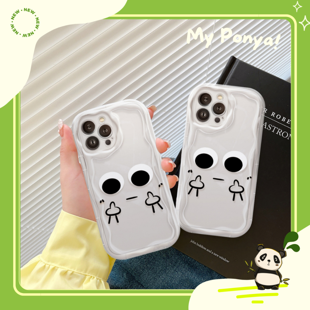 Ốp lưng Iphone trong họa tiết Ignore Face sóng nổi 7/8/plus/x/xs/xsmax/11/12/13/14/pro/promax - Pony